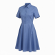 Blue Collared Dress