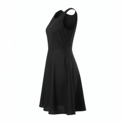 Black Sleeveless Summer Dress