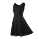 Black Sleeveless Summer Dress