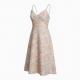 V-Neck Floral Summer Dress