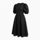 Black Puff Sleeve Dress