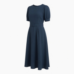 Navy Midi Dress