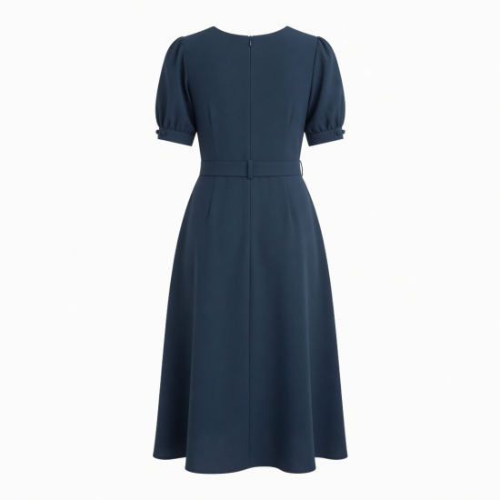 Navy Midi Dress