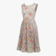 Pleated Floral Summer Dress