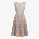 Pleated Floral Summer Dress