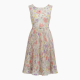 Pleated Floral Summer Dress