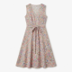 Sleeveless Floral Wrap Dress