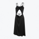 Black Open Back Dress