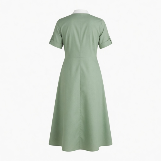 Collared Maxi Dress