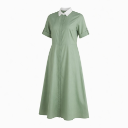 Collared Maxi Dress