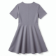 Short Sleeve Zip Dress