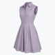 Collared Sleeveless Summer Dress