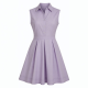 Collared Sleeveless Summer Dress