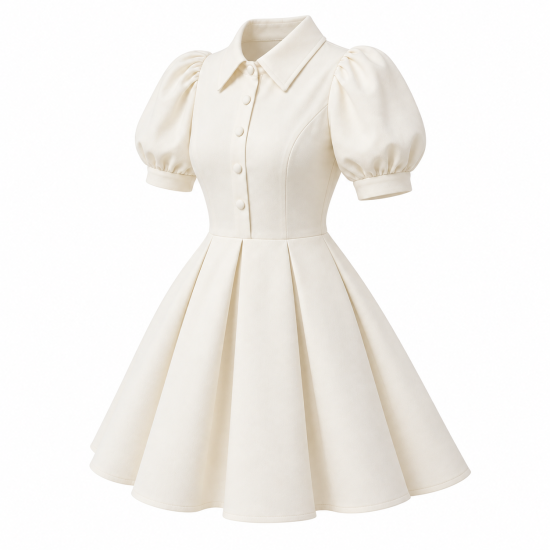 Collared Party Mini Dress