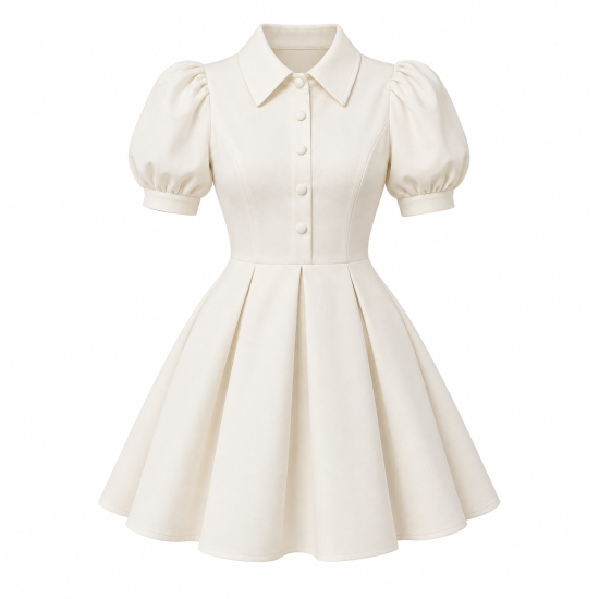 Collared Party Mini Dress