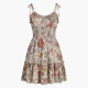 Floral Boho Beach Party Mini Dress