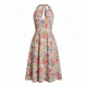 Halter Floral Dress