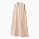 Collared Sleeveless Pockets Summer Dress