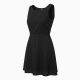 Black Sleeveless Mini Dress
