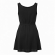 Black Sleeveless Mini Dress