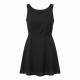 Black Sleeveless Mini Dress