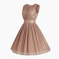 Pleated Party Dress