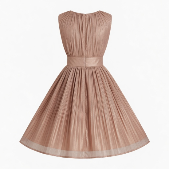 Pleated Party Dress