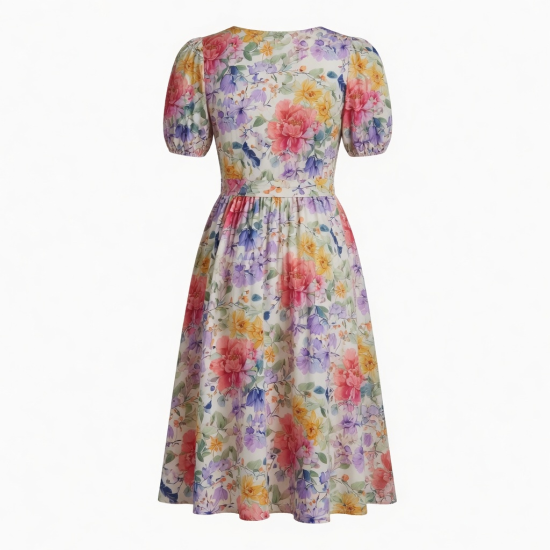 Multicolor Floral Dress