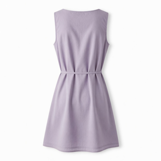 V-Neck Sleeveless Summer Dress