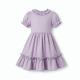 Short Sleeve Ruffled Dress