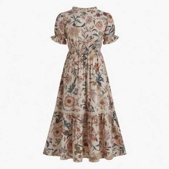 Floral Boho Beach Summer Dress
