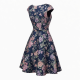 Fitted Floral Party Dress