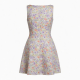 V-Neck Sleeveless Floral Summer Mini Dress