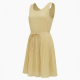 Sleeveless Pleated Summer Dress
