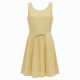 Sleeveless Pleated Summer Dress