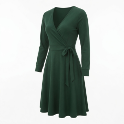 Fitted Wrap Dress