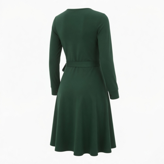 Fitted Wrap Dress