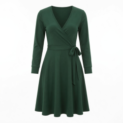 Fitted Wrap Dress