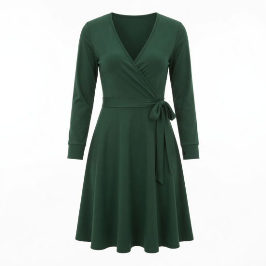 Fitted Wrap Dress