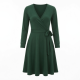 Fitted Wrap Dress
