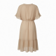 Beige Chiffon Dress