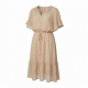 Beige Chiffon Dress