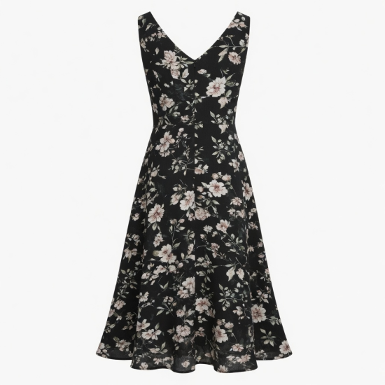 Black Floral Dress