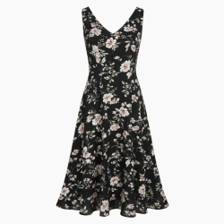 Black Floral Dress