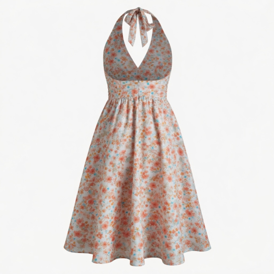 Halter Holiday Summer Dress