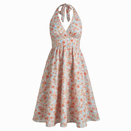 Halter Holiday Summer Dress