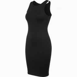 Black Sleeveless Bodycon Dress