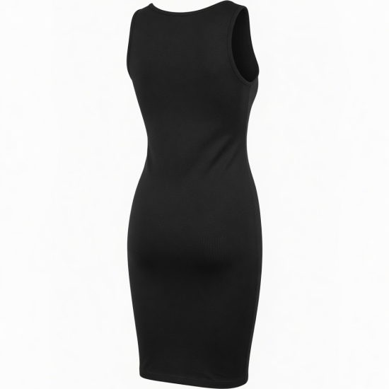 Black Sleeveless Bodycon Dress