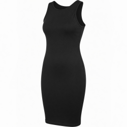 Black Sleeveless Bodycon Dress