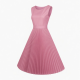 Pink Pleated Dress